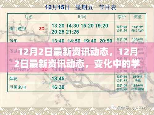 12月2日最新资讯动态，变化中的学习之旅，自信与成就感的源泉揭秘